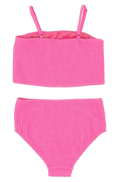 Shop Feather 4 Arrow Kids' Bungalow Tankini Two-piece Swimsuit In Hot Pink