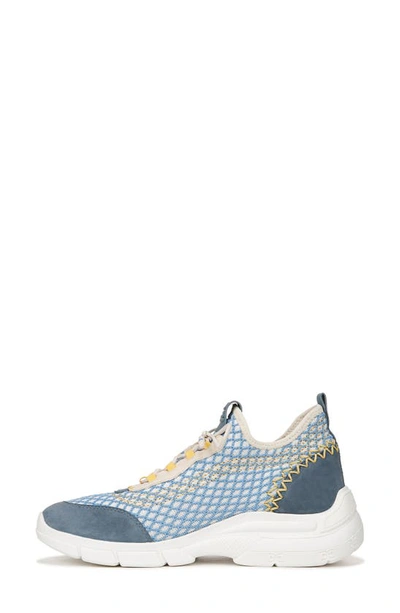 Shop Sam Edelman Chelsie Knit Sneaker In Summer Sky/blue Mist