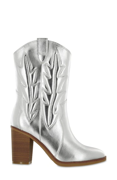 Shop Mia Raylyn Western Boot In Silver