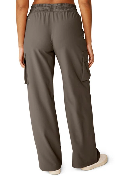 Shop Beyond Yoga City Chic Cargo Pants In Dune