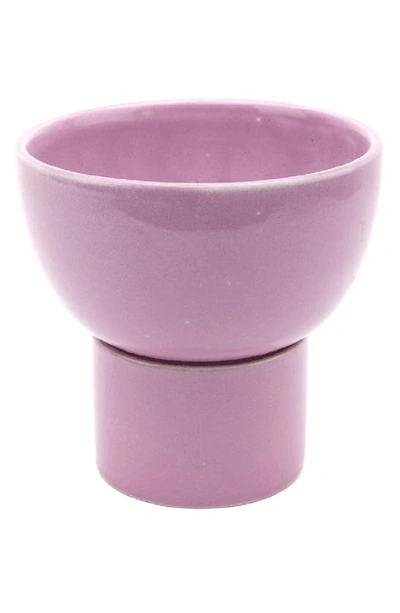 Shop Justina Blakeney Kaya 2-piece Ceramic Bowl Planter In Lavender