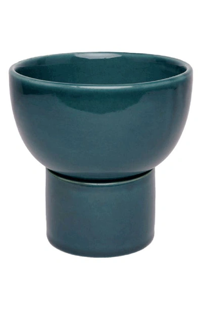 Shop Justina Blakeney Kaya 2-piece Ceramic Bowl Planter In Blue