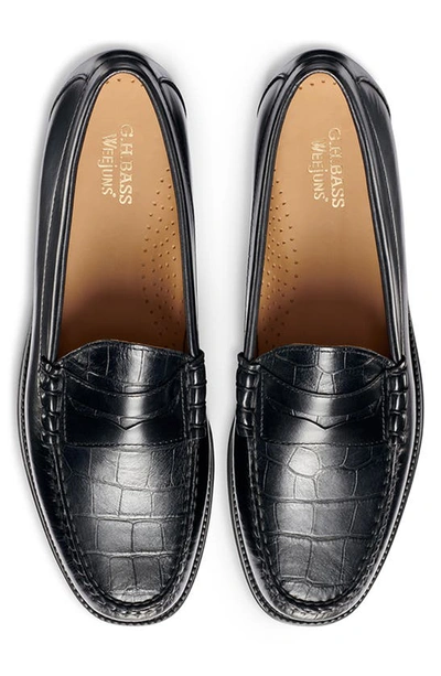 Shop G.h.bass Larson Weejuns® Penny Loafer In Black