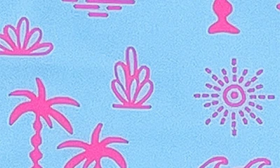 Feather 4 Arrow Kids' Sunray Print Two-piece Swimsuit In Crystal Blue