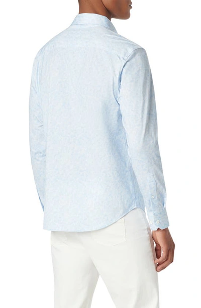 Bugatchi James Ooohcotton® Abstract Print Button-up Shirt In Sky