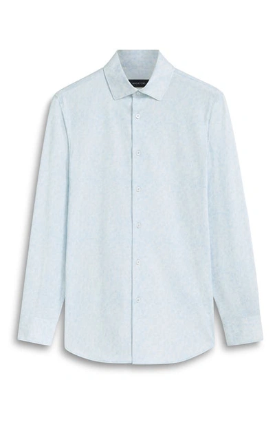 Bugatchi James Ooohcotton® Abstract Print Button-up Shirt In Sky