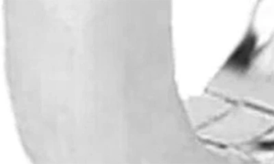 Argento Vivo Hammered Square Hoop Earrings In Silver