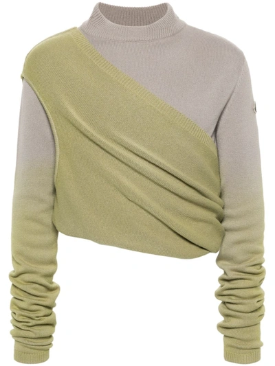 Shop Moncler Genius Moncler X Rick Owens Women Subhuman Sweater In D82 Acid Degra