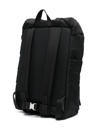 Shop Off-white Men Outdoor Flap Backpack Bag In 1000 Black No C