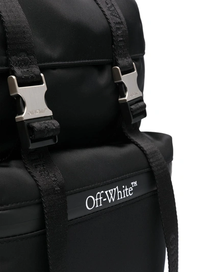 Shop Off-white Men Outdoor Flap Backpack Bag In 1000 Black No C