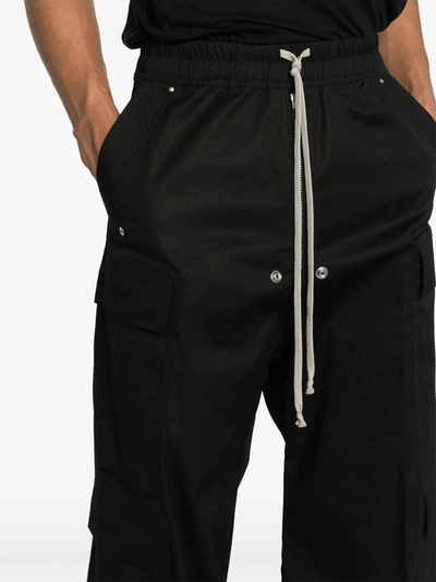 Shop Rick Owens Men Cargobelas Pants In 09 Black