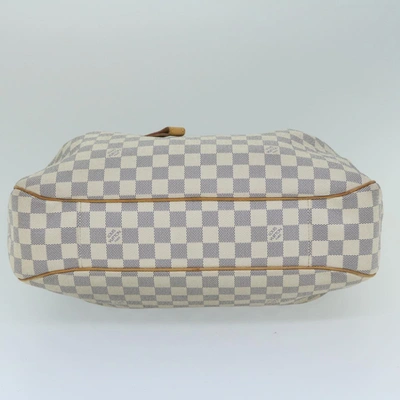 Pre-owned Louis Vuitton Evora White Canvas Shoulder Bag ()
