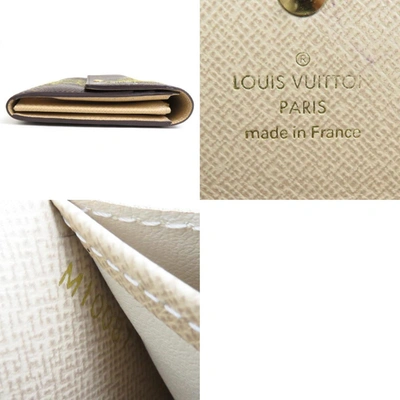 Pre-owned Louis Vuitton Sarah Brown Canvas Wallet  ()