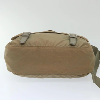Shop Prada Brown Synthetic Shoulder Bag ()