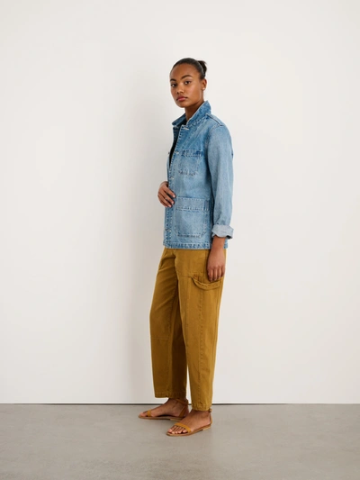 Shop Alex Mill Britt Work Jacket In Denim In Vintage Wash