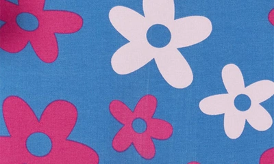 Shop Andy & Evan Kids' Floral Print T-shirt & Shorts Lounge Set In Navy Floral