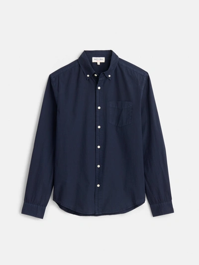 Shop Alex Mill Mill Shirt In Paper Poplin In Dark Navy