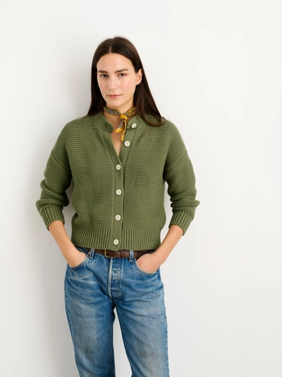 Alex Mill Nico Chunky Cardigan In Faded Grove