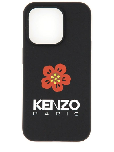 Shop Kenzo Iphone 15 Pro Cover In Black