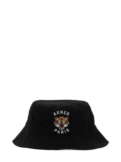 Shop Kenzo Reversible Bucket Hat In Black