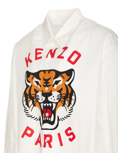 Shop Kenzo Shirts In White