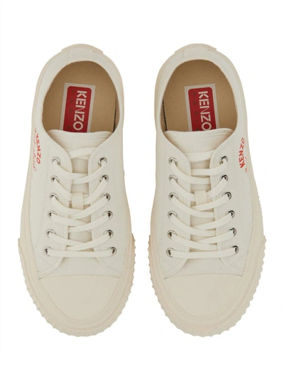 Shop Kenzo Sneaker With Logo In White