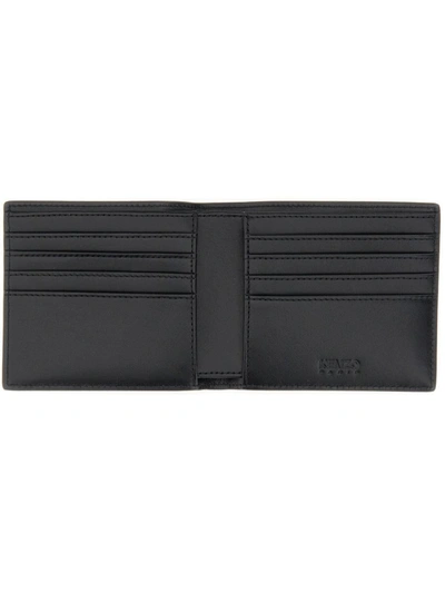 Shop Kenzo Wallet With Logo In Black