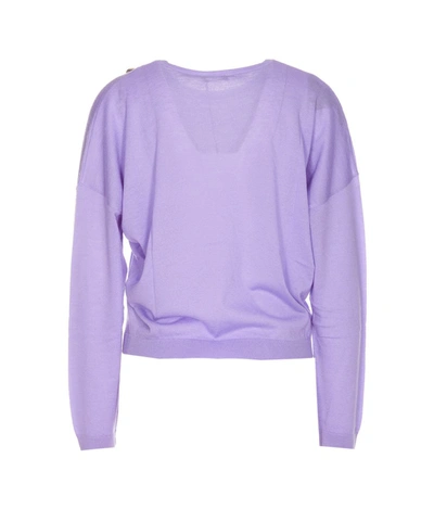 Shop Liu •jo Liu Jo Sweaters In Purple