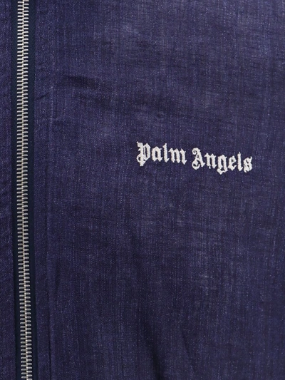 Shop Palm Angels Jacket In Blue