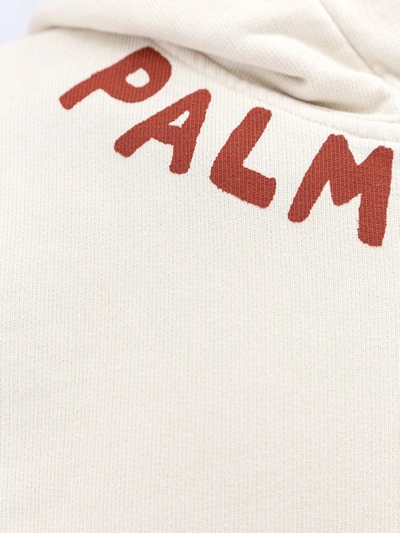 Shop Palm Angels Sweatshirt In Beige