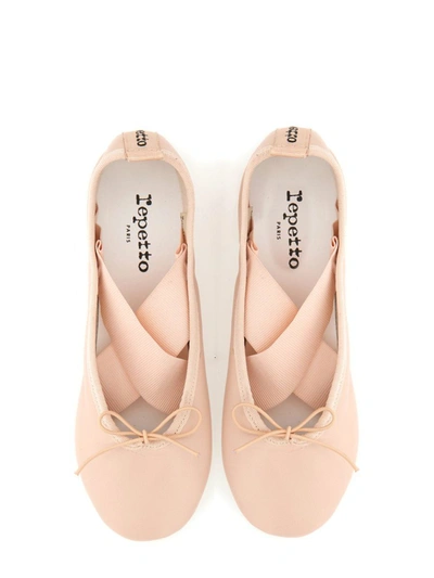 Shop Repetto Dancer "janna" In Pink