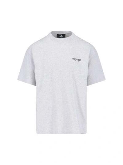 Shop Represent T-shirts And Polos In Grey