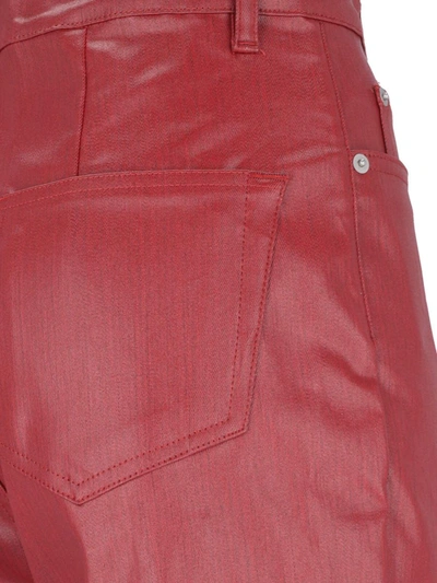 Shop Rick Owens Jeans In Red