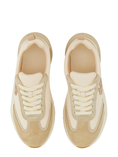 Shop Tory Burch "good Luck" Sneaker In Beige