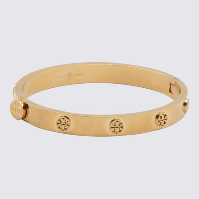 Shop Tory Burch Gold Tone Metal Miller Bracelet In Tory Gold