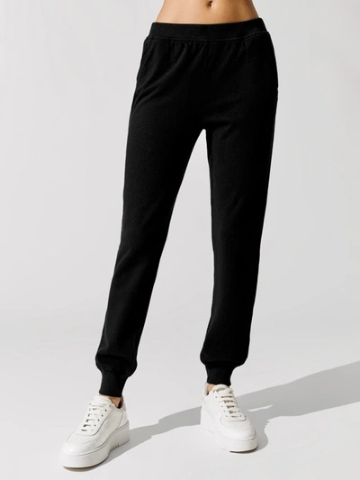 Shop Atm Anthony Thomas Melillo French Terry Slim Sweatpant In Black