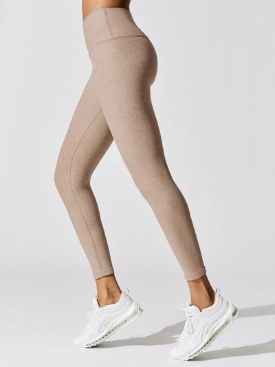 Shop Beyond Yoga Spacedye Caught In The Midi High Waisted Legging In Chai