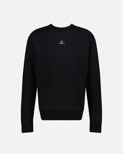 Shop Vuarnet Signature Crewneck In Black