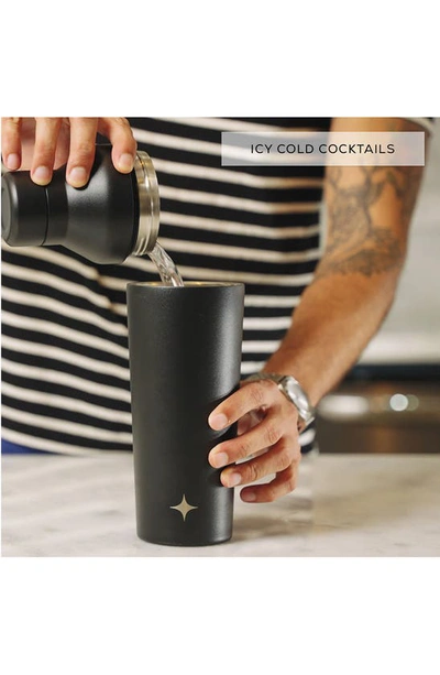 Shop Joyjolt Stainless Steel Cocktail Shaker & Travel Cup Set In White