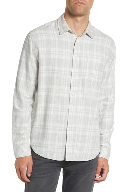 Shop Rails Lennox Relaxed Fit Plaid Button-up Shirt In Aluminum