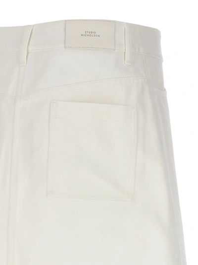 Shop Studio Nicholson Baringo Skirts White