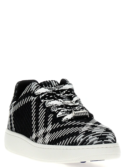 Shop Burberry Box Sneakers White/black