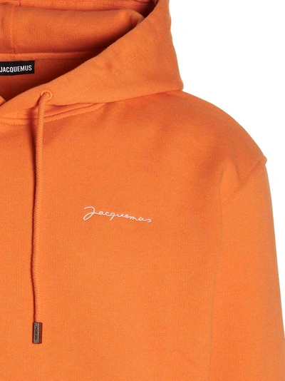 Shop Jacquemus Brode Sweatshirt Orange