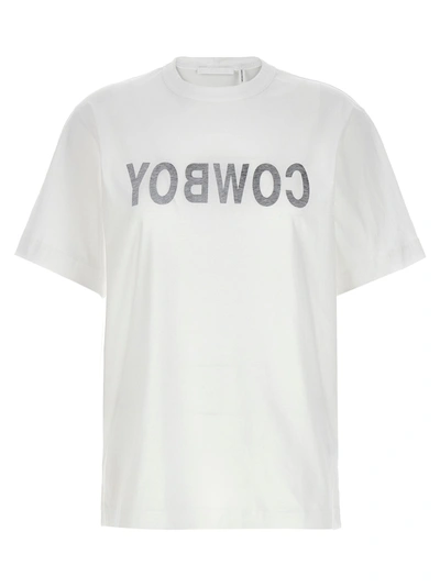 Shop Helmut Lang Cowboy T-shirt White