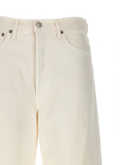 Shop Agolde Dame Jeans White