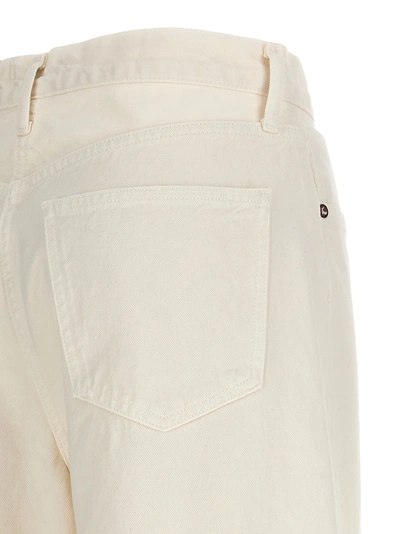 Shop Agolde Dame Jeans White