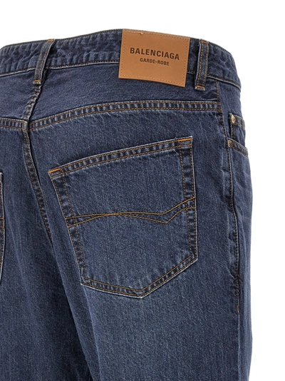 Shop Balenciaga Flared Jeans Blue