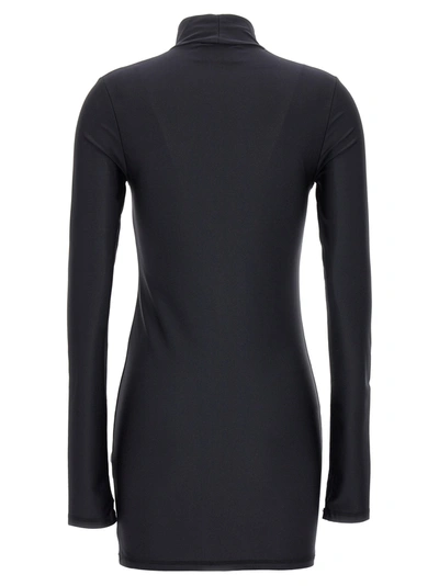 Shop Coperni High Neck Fitted Dresses Black