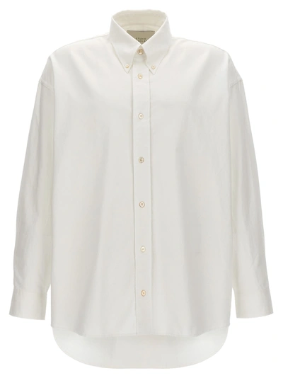 Shop Studio Nicholson Logo Shirt Shirt, Blouse White