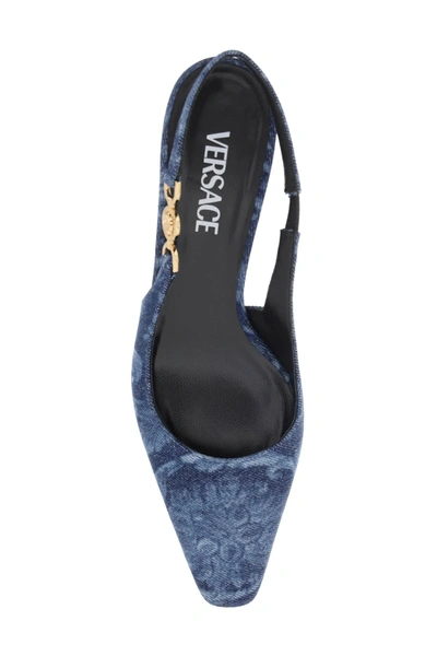 Shop Versace Medusa '95 Barocco Slingback Pumps